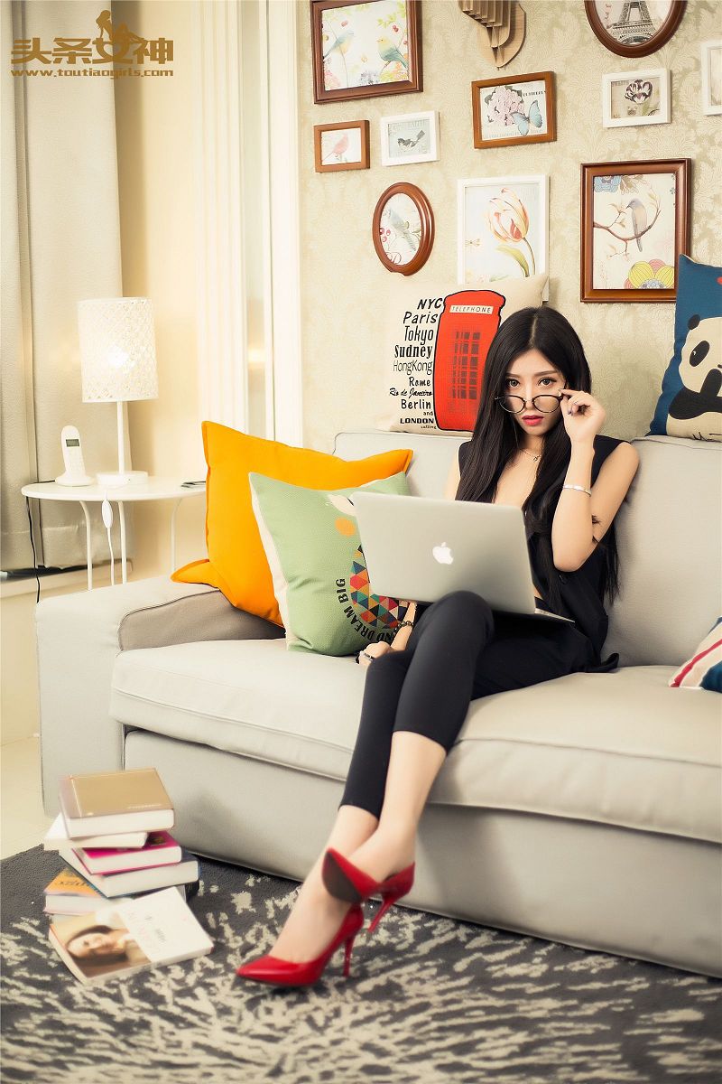 图片[3]-[Toutiaogirls] 2016.06.21 黑丝眼镜 丝袜特刊② COCO-芒果图库