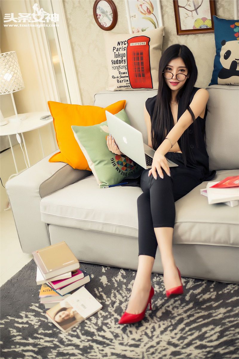 图片[5]-[Toutiaogirls] 2016.06.21 黑丝眼镜 丝袜特刊② COCO-芒果图库
