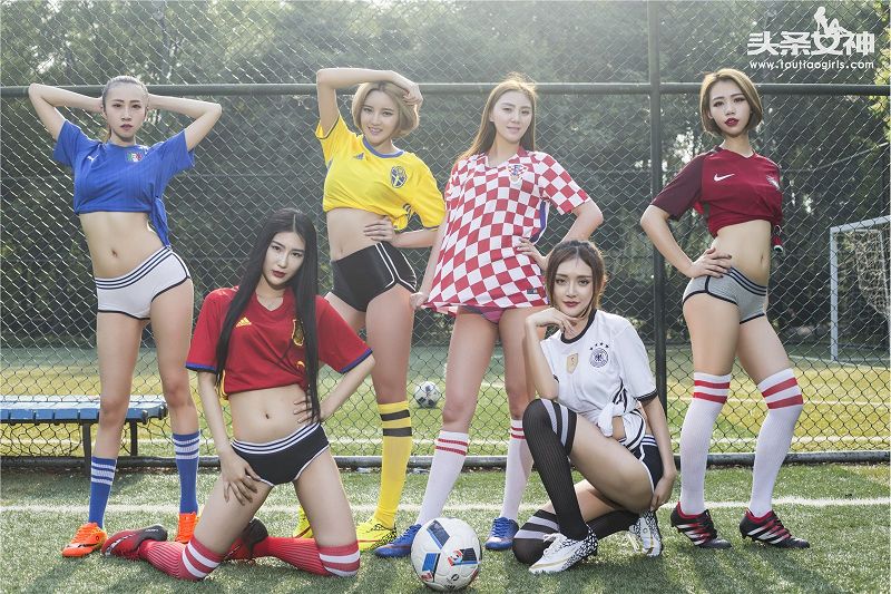 [Toutiaogirls] 2016.06.27 欧洲杯全家福-芒果图库