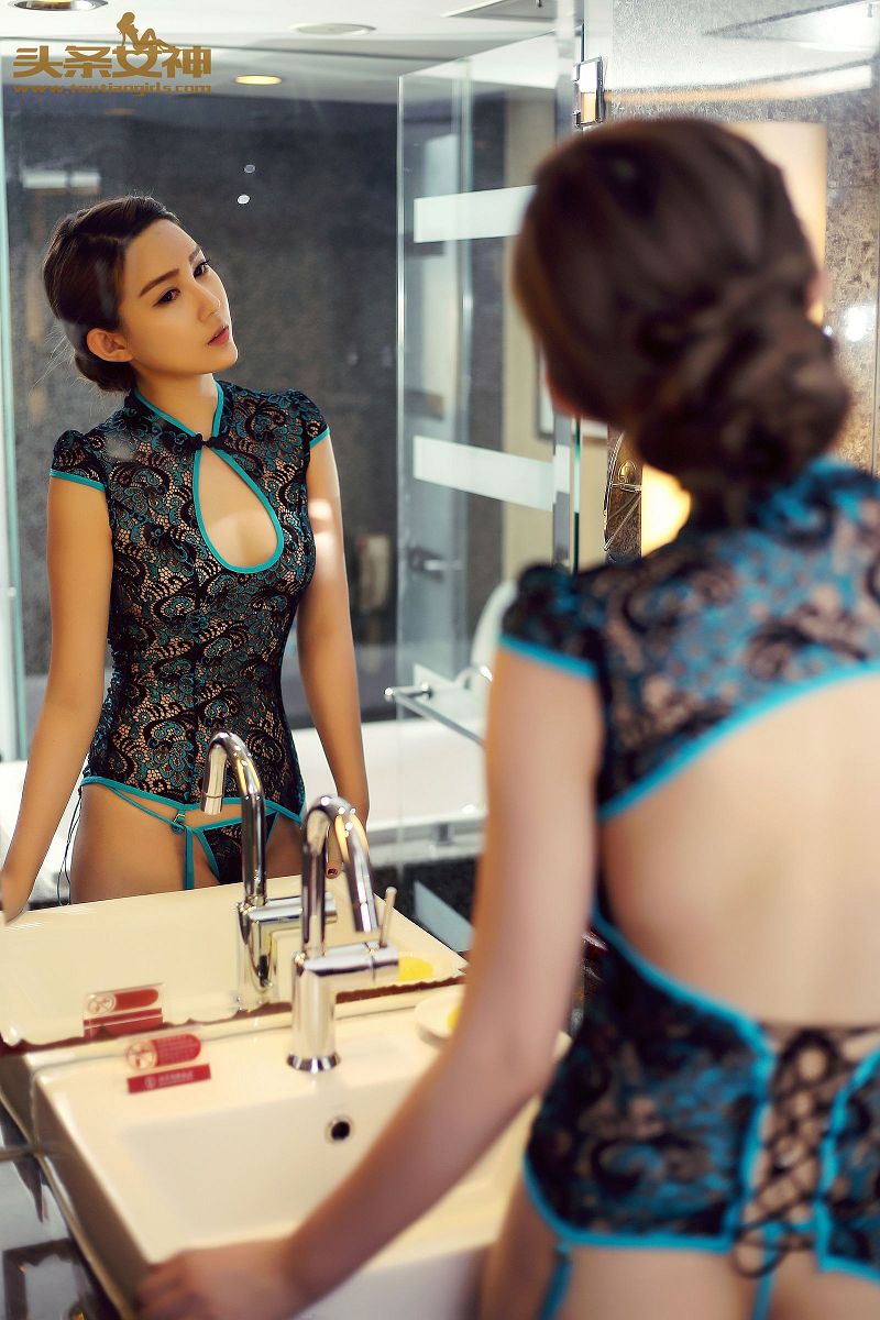 图片[5]-[Toutiaogirls] 2016.08.01 蓝丝之恋 格格-芒果图库