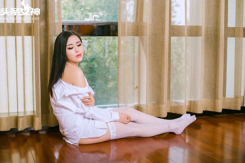 图片[5]-[Toutiaogirls] 2016.10.04 闺房白衬衫 灵儿-芒果图库