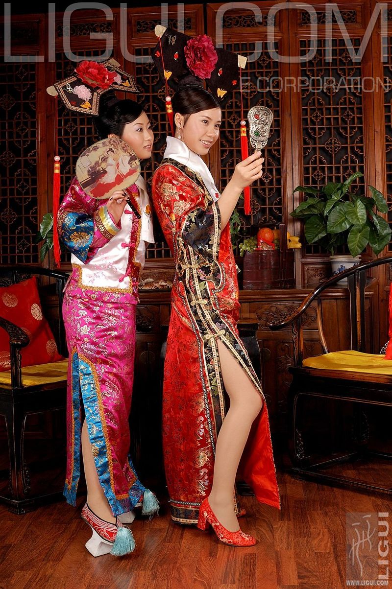 [Ligui丽柜美腿]2007.09.23 小璐璐 玲玲之中秋节快乐-芒果图库