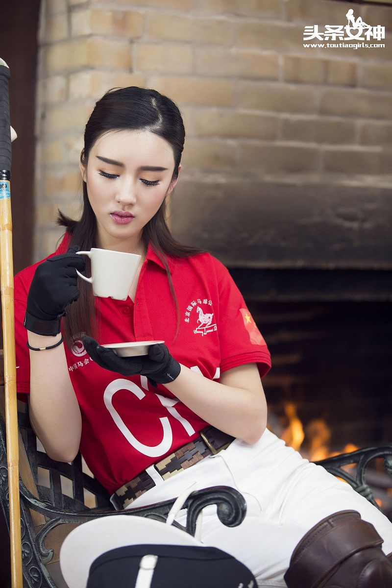 图片[2]-[Toutiaogirls] 2017.01.21 马场骑术 郭碗婷-芒果图库