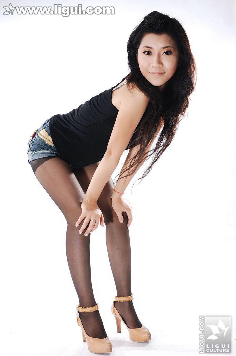 图片[5]-[Ligui丽柜美腿]2008.12.31 天气越来越冷，来点儿夏日凉意的蒙面捆绑 Model 卡鲁鲁-芒果图库