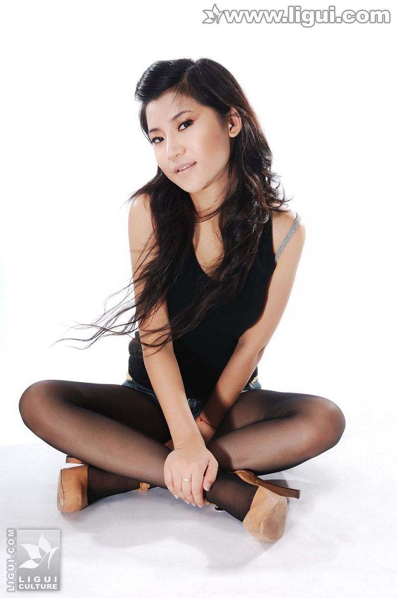 图片[3]-[Ligui丽柜美腿]2008.12.31 天气越来越冷，来点儿夏日凉意的蒙面捆绑 Model 卡鲁鲁-芒果图库