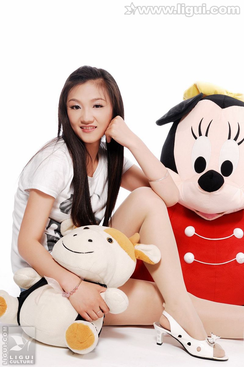 图片[3]-[Ligui丽柜美腿]2009.09.29 小倩与玩偶之丝袜美足 Model 小倩-芒果图库