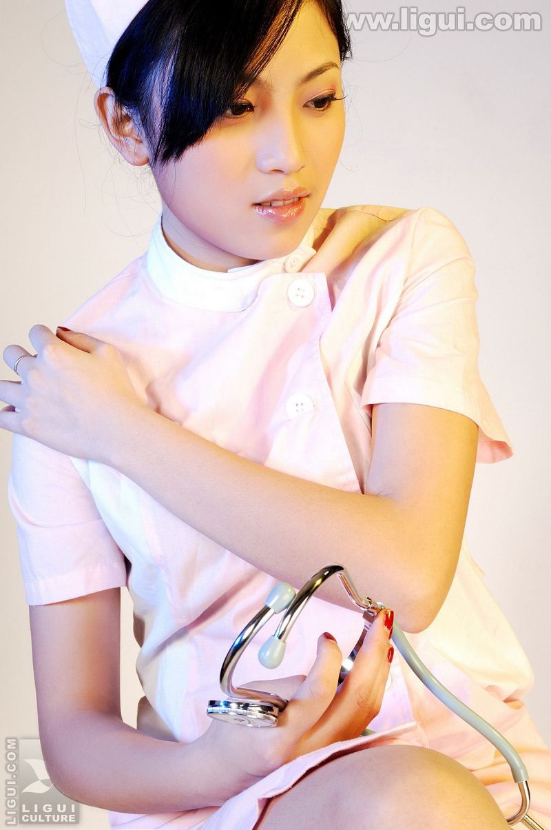 图片[2]-[Ligui丽柜美腿]2010.02.05 完美的护士情节 model 左左-芒果图库