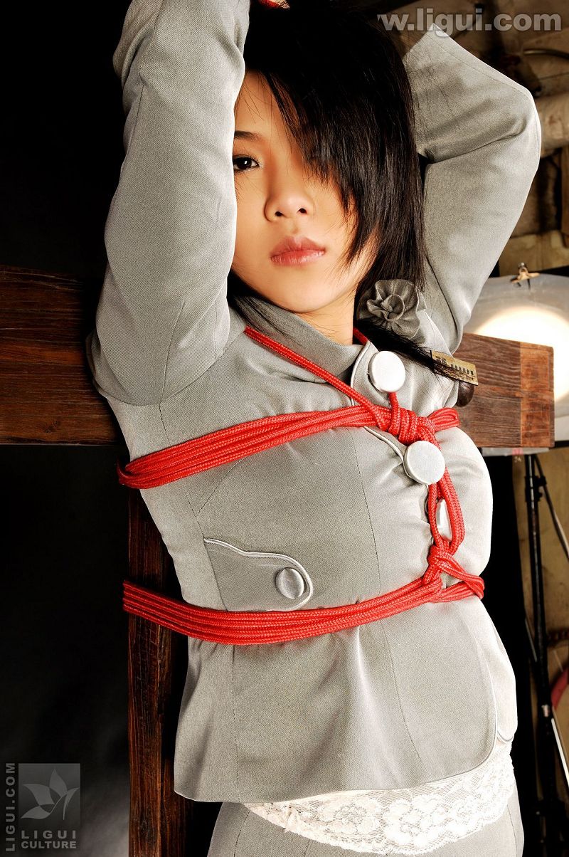 图片[7]-[Ligui丽柜美腿]2010.02.19 被束缚的女秘书 model 文静-芒果图库