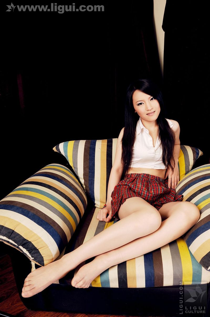 图片[6]-[Ligui丽柜美腿]2010.07.06 甜美可爱的绚烂展示 model 文婷-芒果图库