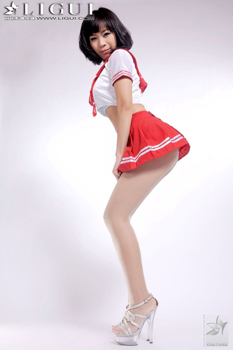 图片[6]-[Ligui丽柜美腿]2011.12.07 红色水手服田甜 上 model 田甜-芒果图库