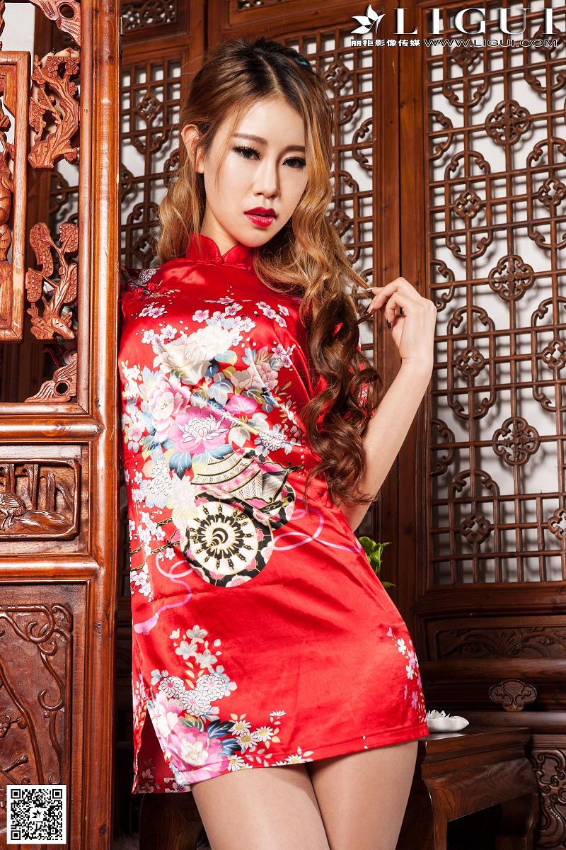 [Ligui丽柜美腿]2015.01.01 Model 语寒-芒果图库