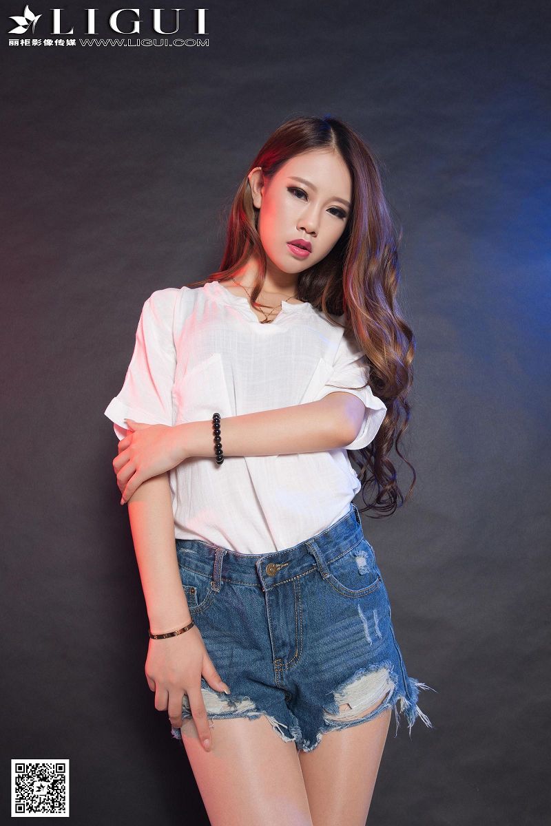 图片[2]-[Ligui丽柜美腿]2015.10.05 Model 语寒-芒果图库