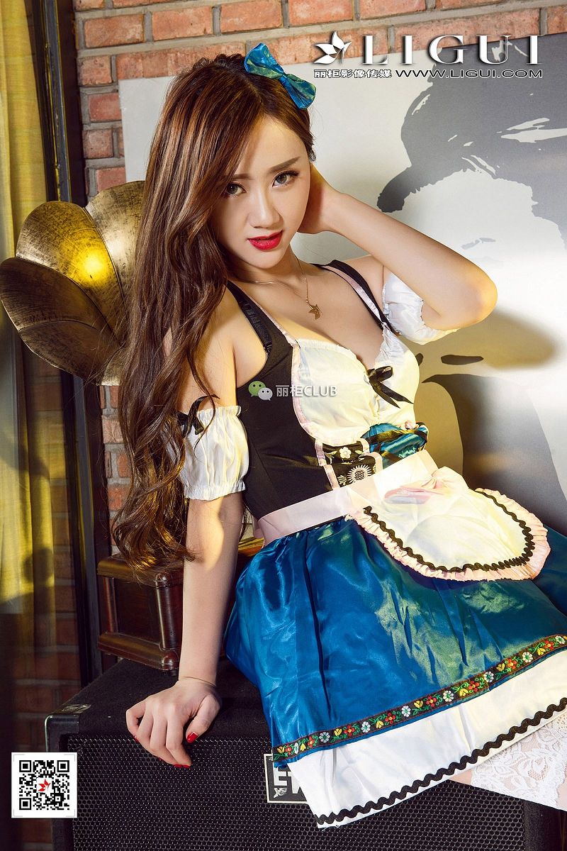 图片[4]-[Ligui丽柜美腿]2017.12.11 Model 然然-芒果图库