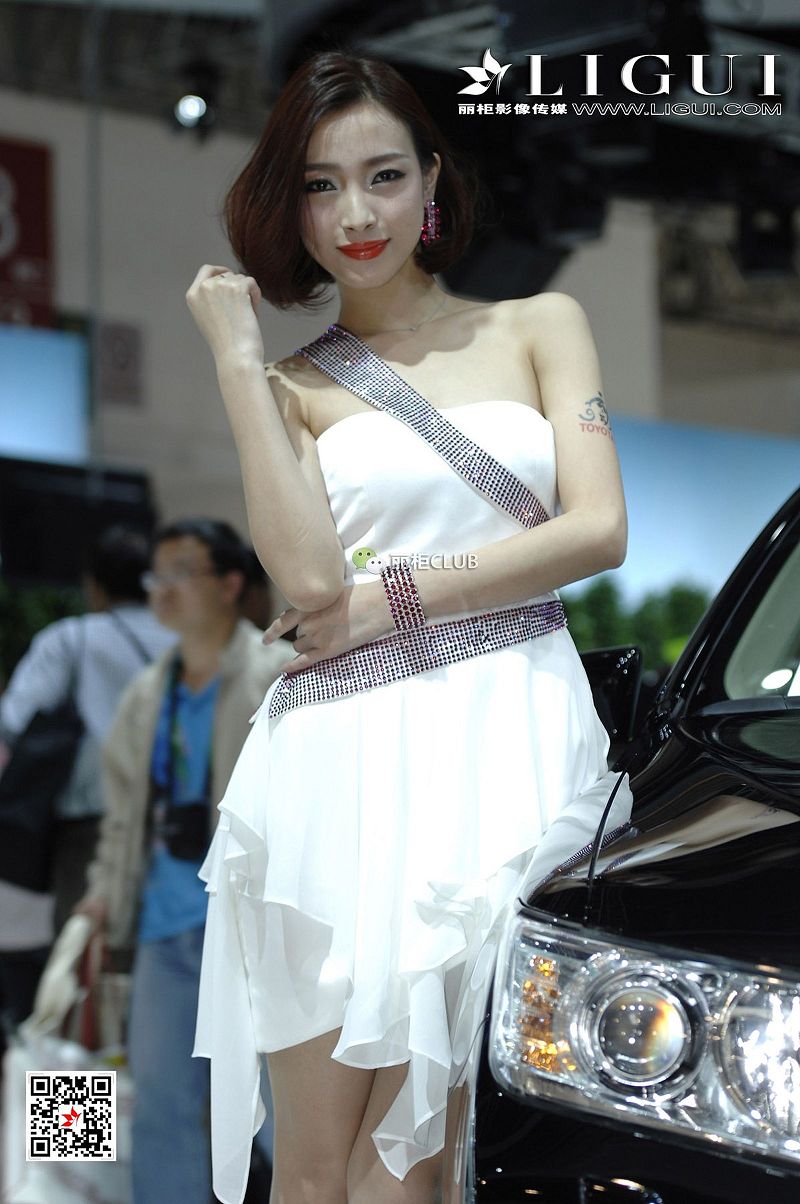 图片[7]-[Ligui丽柜美腿]2018.01.04 时尚车模-芒果图库