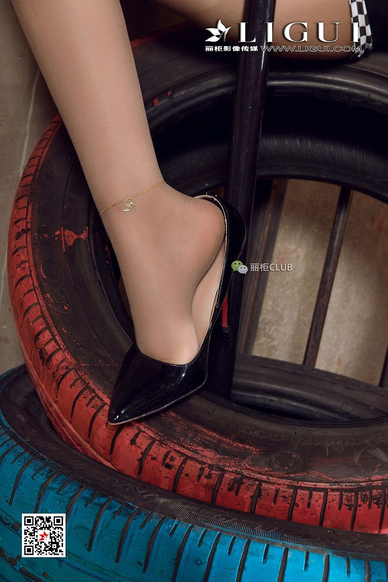 图片[2]-[Ligui丽柜美腿]2018.01.13 Model 然然-芒果图库