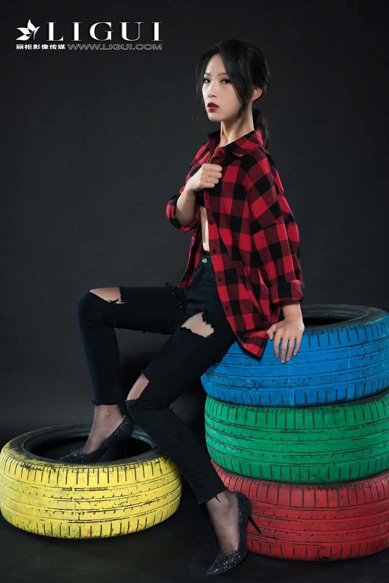 图片[6]-[Ligui丽柜美腿]2018.11.14 网络丽人 Model 赵维拉-芒果图库