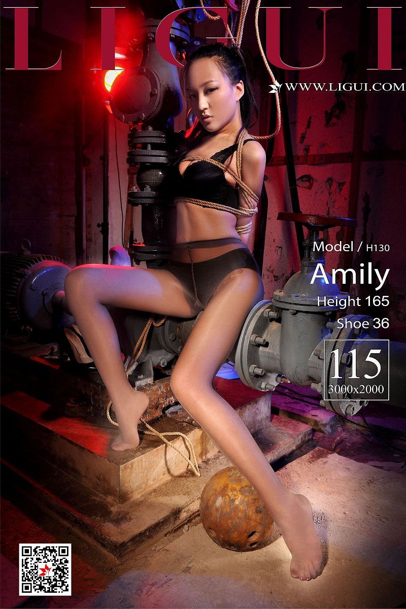 [Ligui丽柜美腿]2019.03.10 网络丽人 Model Amily-芒果图库