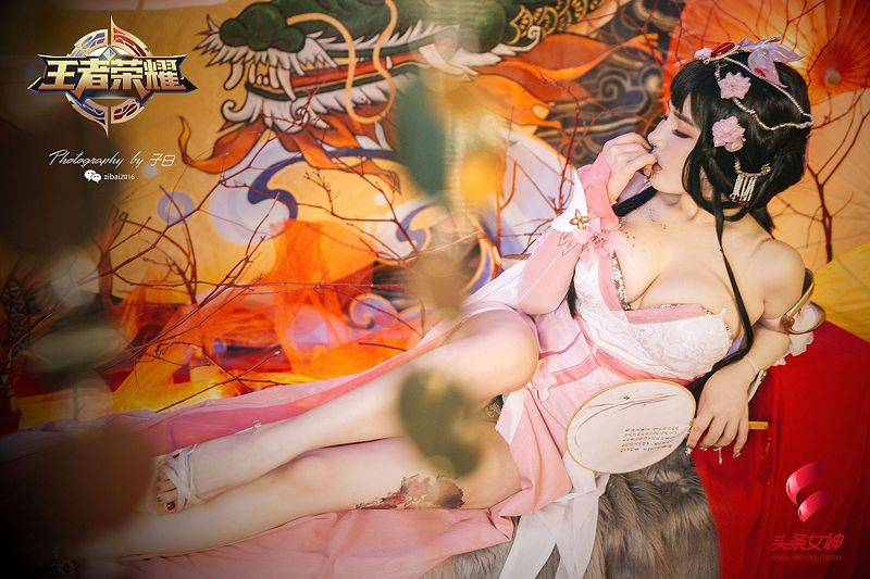 图片[4]-[Toutiaogirls] 2019.03.08 温心怡 三八女神节特刊-王者甄姬-芒果图库