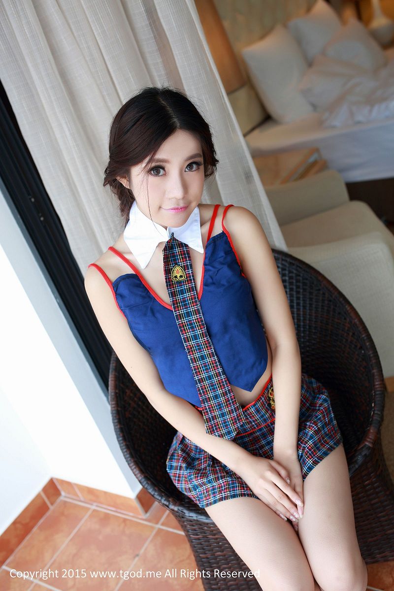 [TGOD写真] 2015.01.23 绮里嘉Ula 校花的英伦女王范-芒果图库