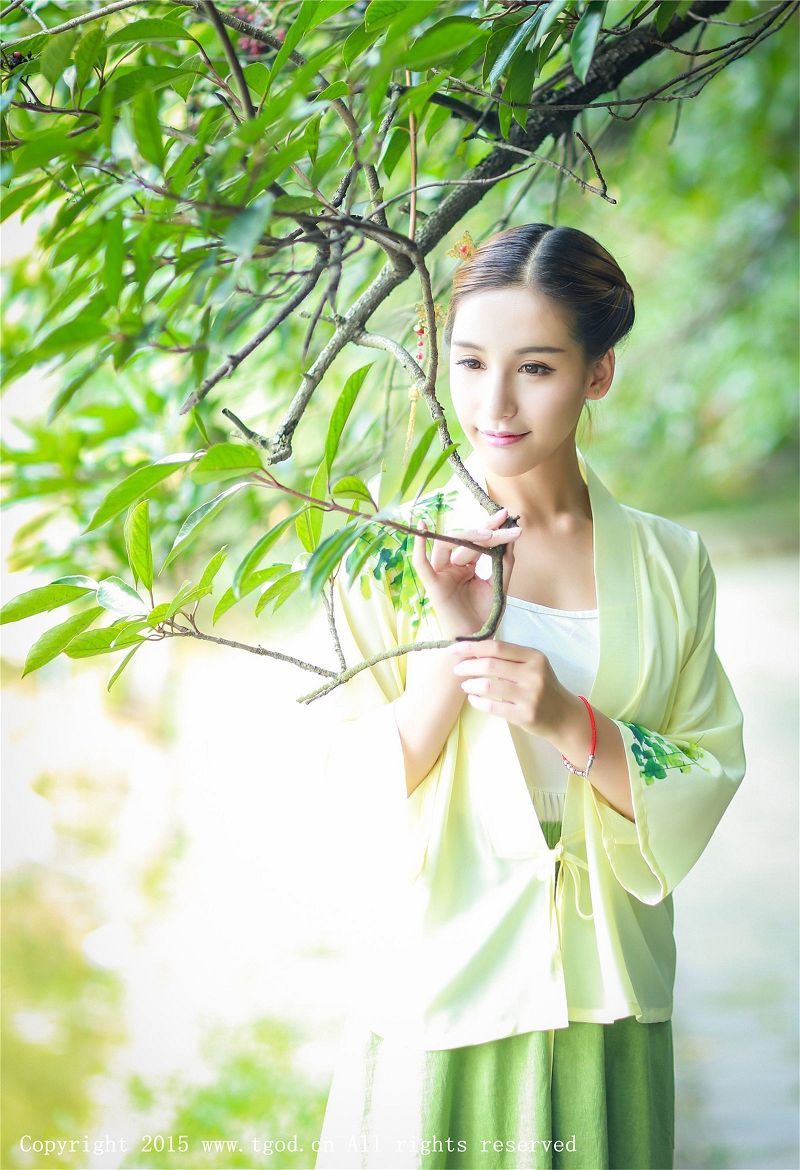 图片[4]-[TGOD写真] 2015.09.22 艾希ICE 清新汉服之艾希女神-芒果图库