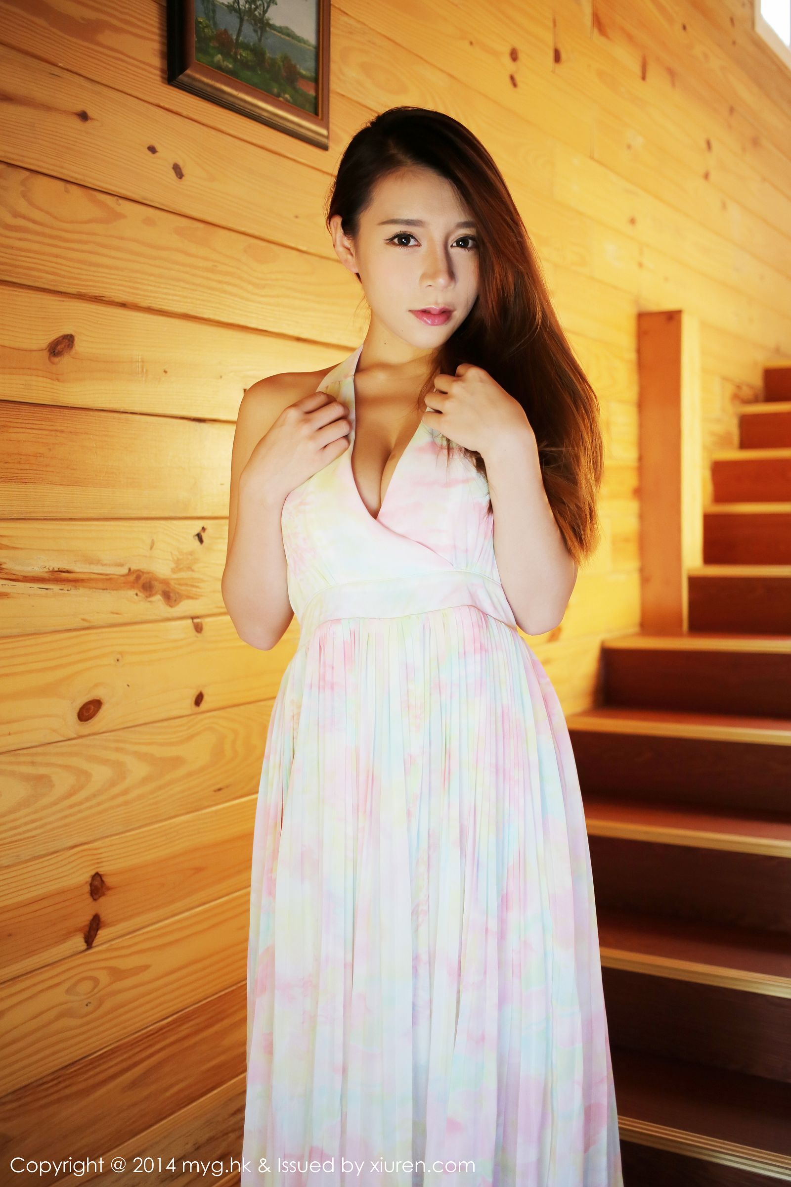 图片[2]-[美媛馆MYGIRL] 2014.11.09 Vol.074 Vetiver嘉宝贝儿-芒果图库