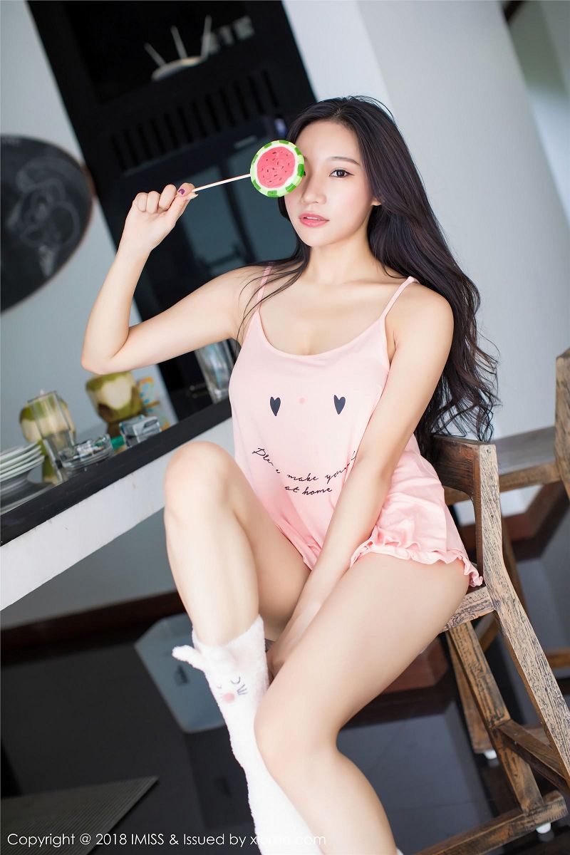 [IMISS爱蜜社美女] 2018.02.26 VOL.219 泳池湿身 小狐狸Sica-芒果图库