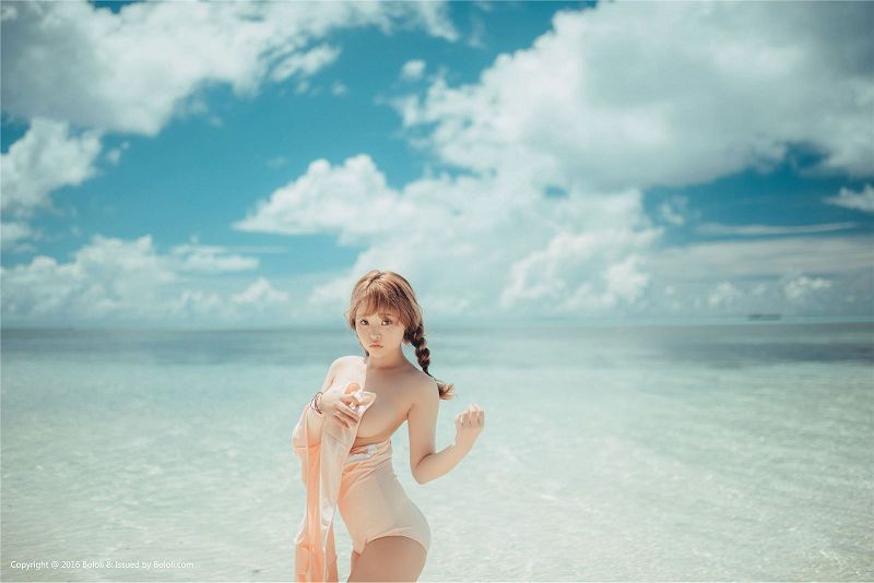 图片[6]-[BoLoli] 2017.10.30 BOL.126 柳侑绮 海中少女-芒果图库