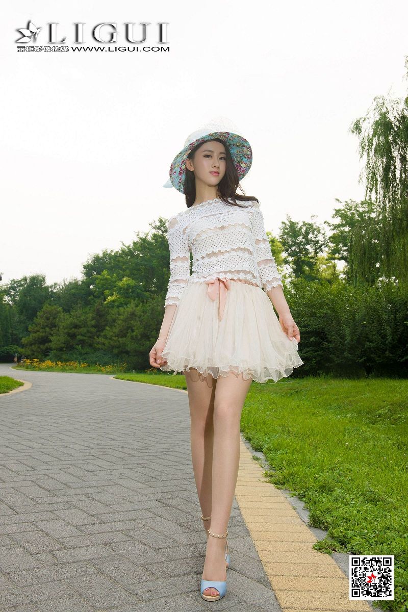 图片[2]-[Ligui丽柜美腿]2019.04.21 网络丽人 Model 然然-芒果图库