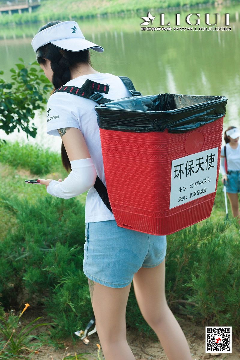 图片[8]-[Ligui丽柜美腿]2019.07.24 环保天使-芒果图库