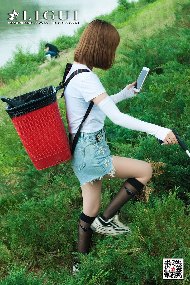 图片[3]-[Ligui丽柜美腿]2019.07.24 环保天使-芒果图库