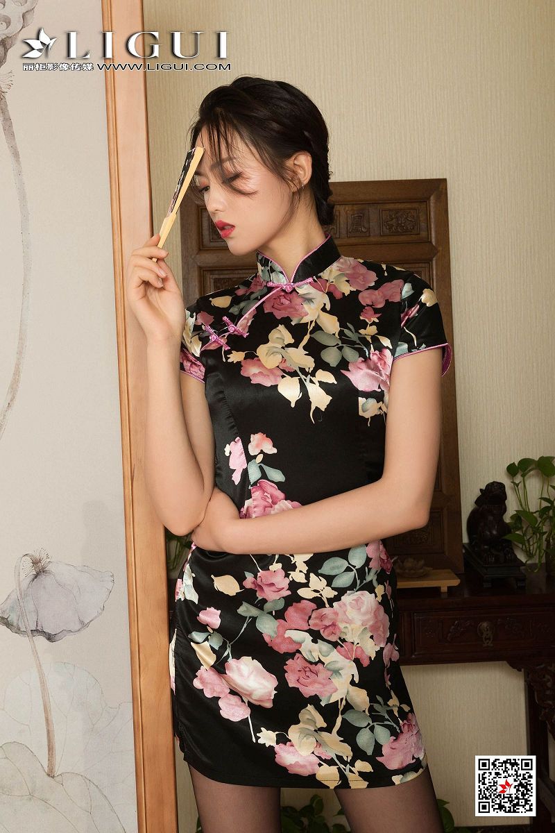 图片[8]-[Ligui丽柜美腿]2020.05.12《花漾年华》敏儿-芒果图库