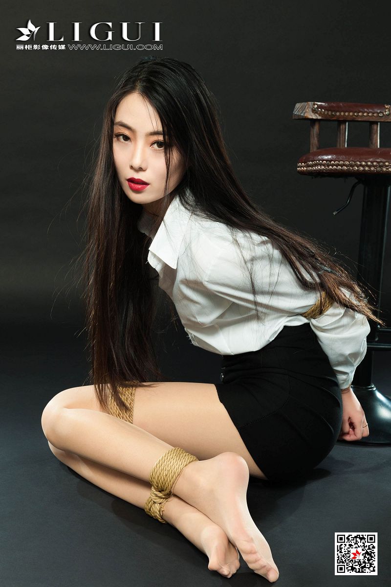 图片[6]-[Ligui丽柜美腿]2020.10.02《紧缚新莲》白雪-芒果图库