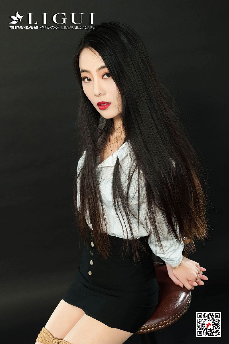 图片[5]-[Ligui丽柜美腿]2020.10.02《紧缚新莲》白雪-芒果图库