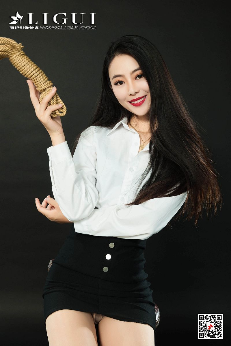 图片[8]-[Ligui丽柜美腿]2020.10.02《紧缚新莲》白雪-芒果图库