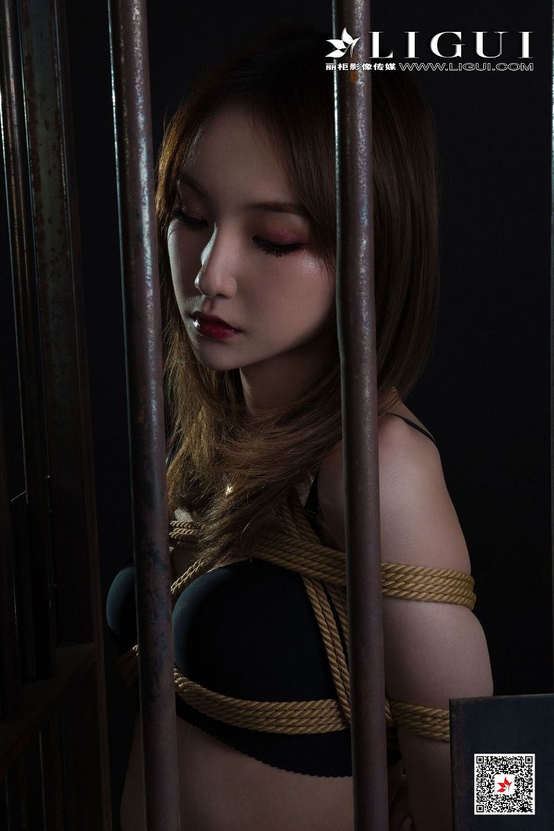 [Ligui丽柜美腿]2021.04.22 《私人定制-笼中的花蕊》蕊蕊-芒果图库