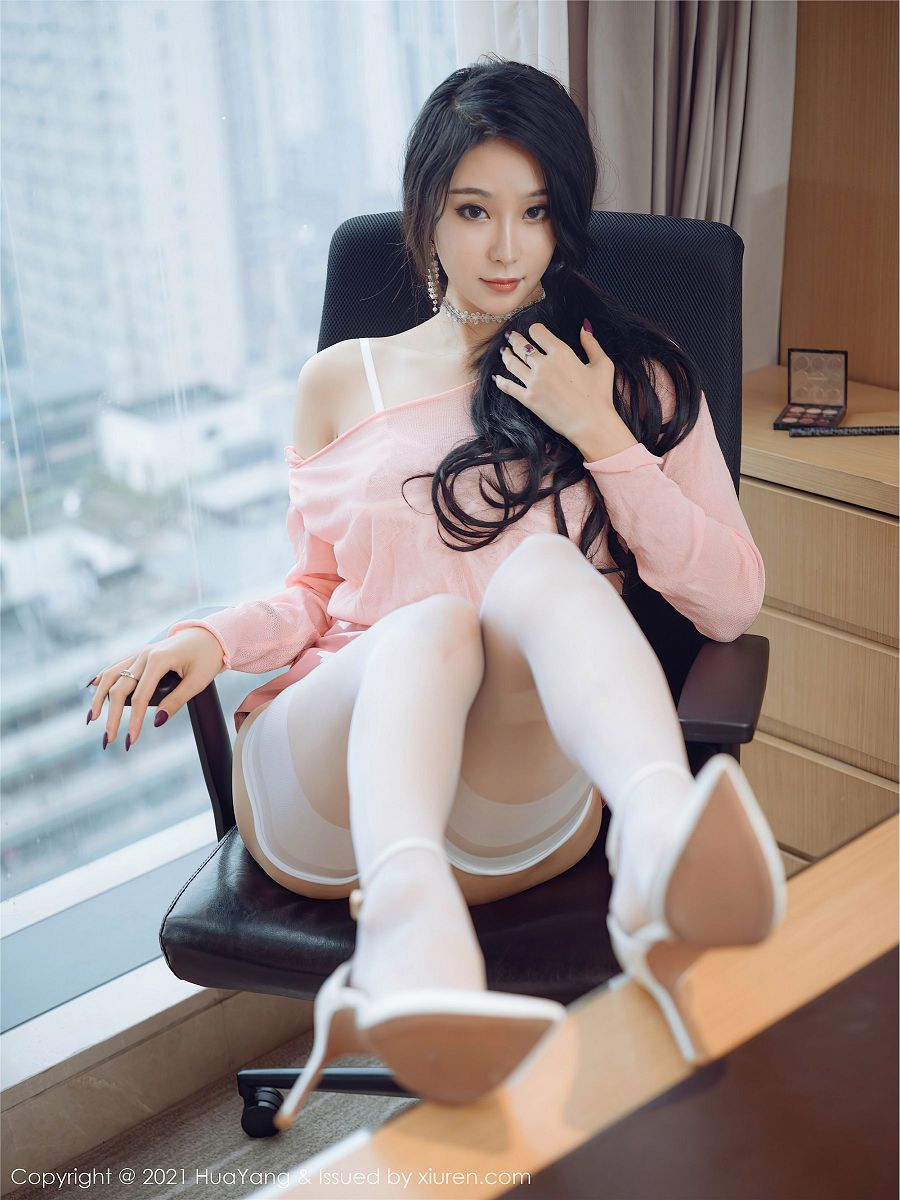 图片[5]-[HuaYang美女] 2021.06.07 NO.411 蓝夏Akasha-芒果图库