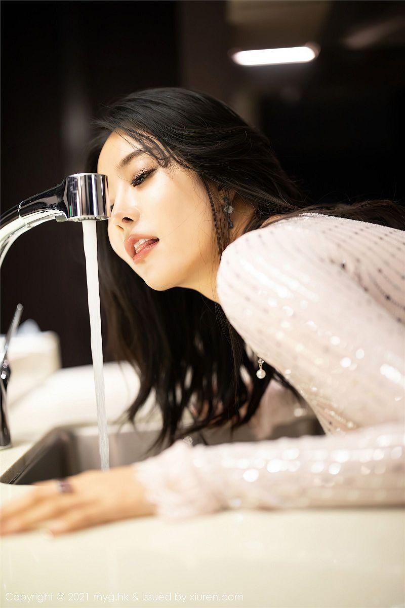 图片[4]-[美媛馆MYGIRL] 2021.07.07 NO.550 蓝夏Akasha-芒果图库