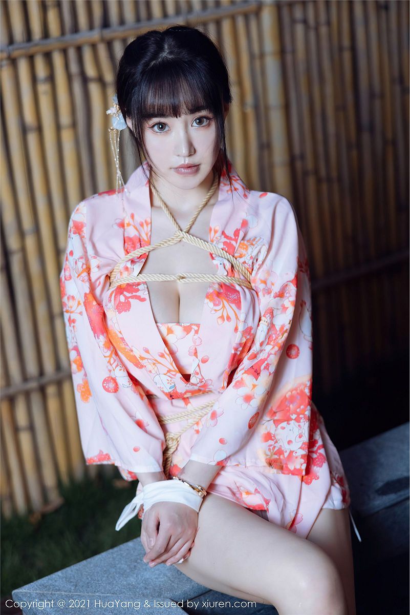 图片[2]-[HuaYang美女] 2021.11.12 NO.463 朱可儿Flower-芒果图库