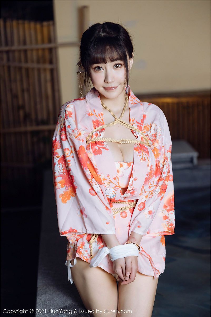 图片[3]-[HuaYang美女] 2021.11.12 NO.463 朱可儿Flower-芒果图库