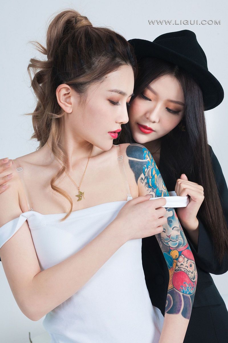 图片[7]-[Ligui丽柜美腿]2022.02.11 《双生花-情人之吻》甜甜&钟情-芒果图库