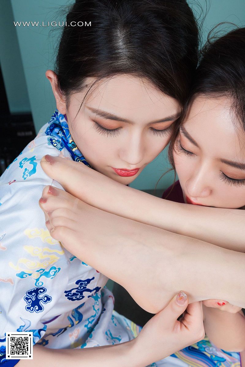 [Ligui丽柜美腿]2022.05.02《三生三丝》阳阳&安娜&汐汐-芒果图库