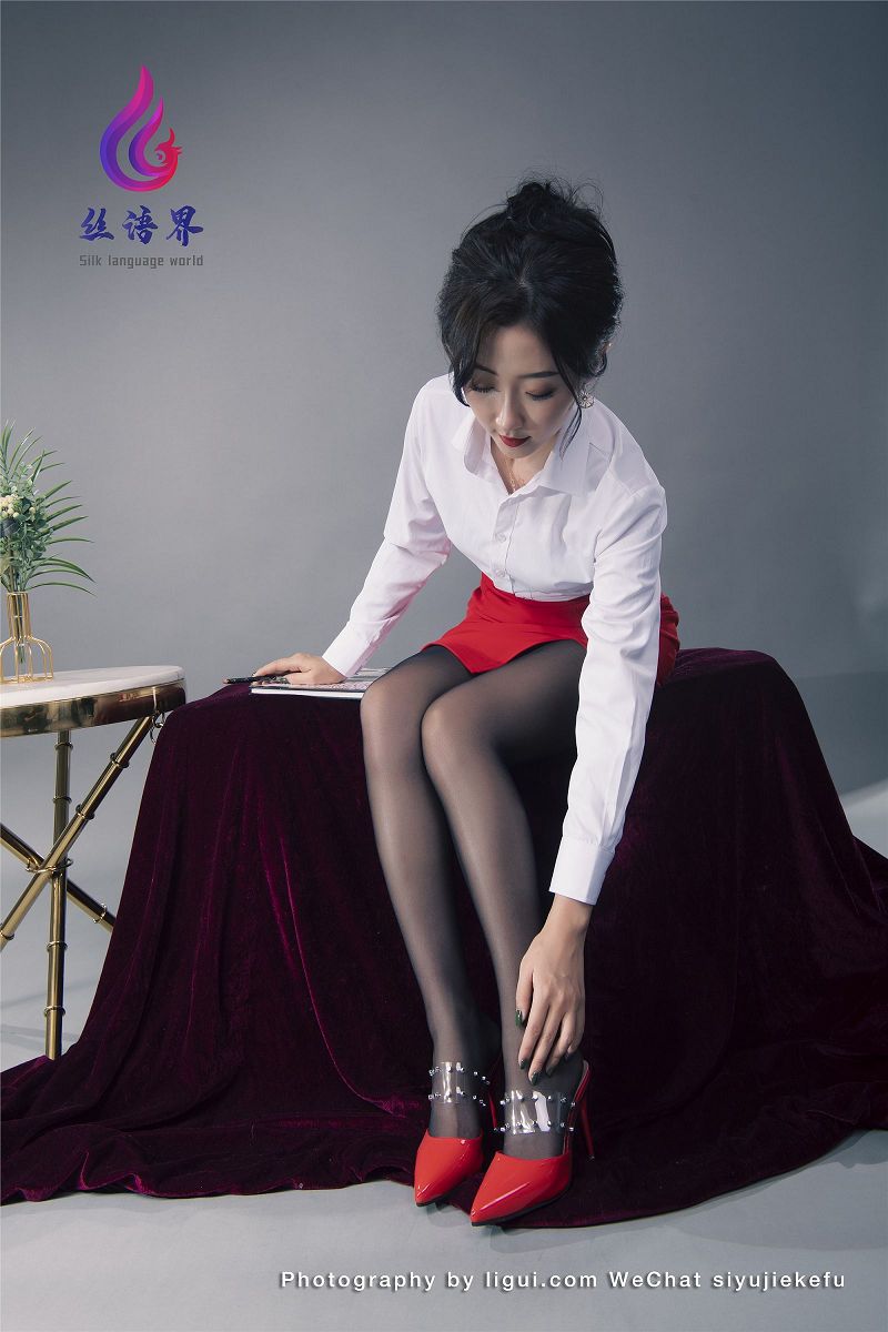 图片[3]-[Ligui丽柜美腿]2022.04.27 网络丽人 Model 愉心-芒果图库