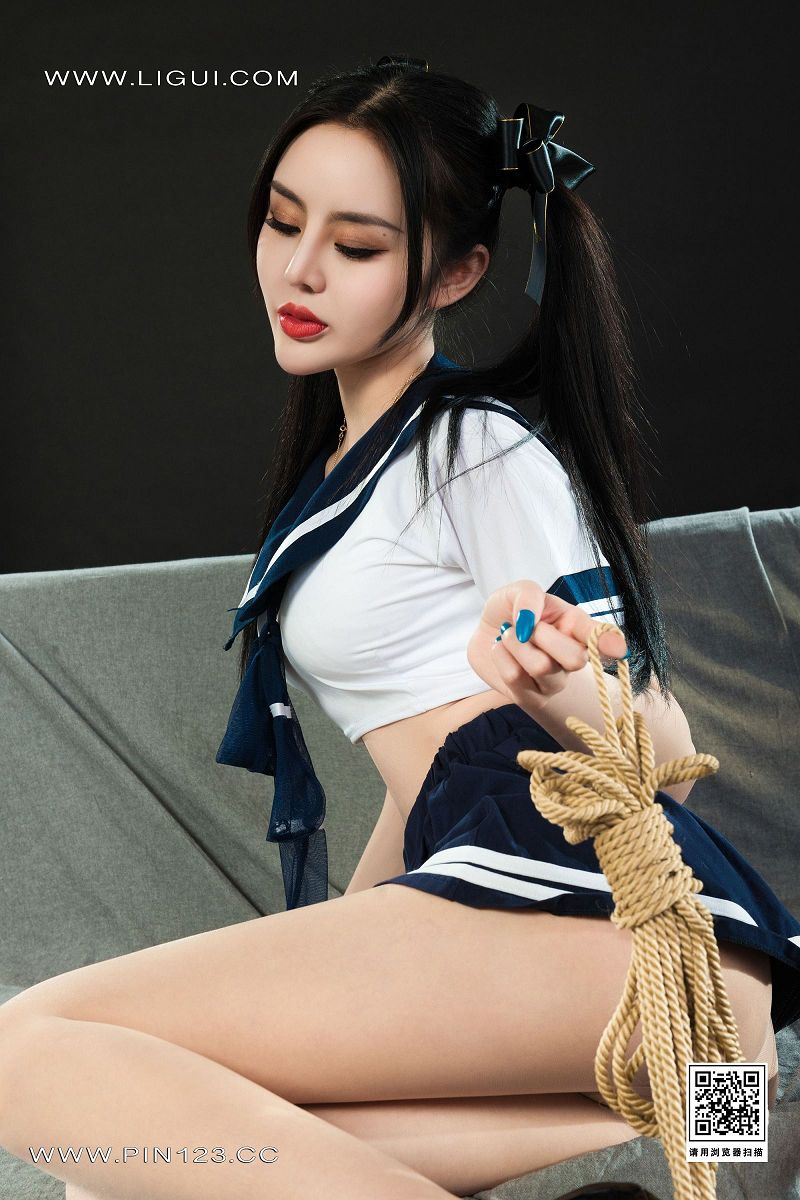 [Ligui丽柜美腿]2022.11.04《紧缚学妹》凉儿-芒果图库
