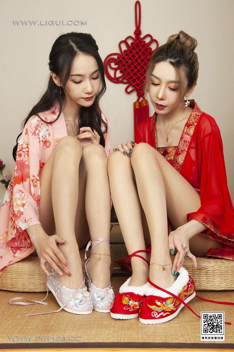 图片[5]-[Ligui丽柜美腿]2023.01.19 《花足迎春》上 兔子＆心心-芒果图库