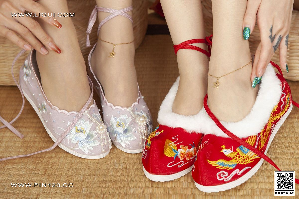 图片[6]-[Ligui丽柜美腿]2023.01.19 《花足迎春》上 兔子＆心心-芒果图库