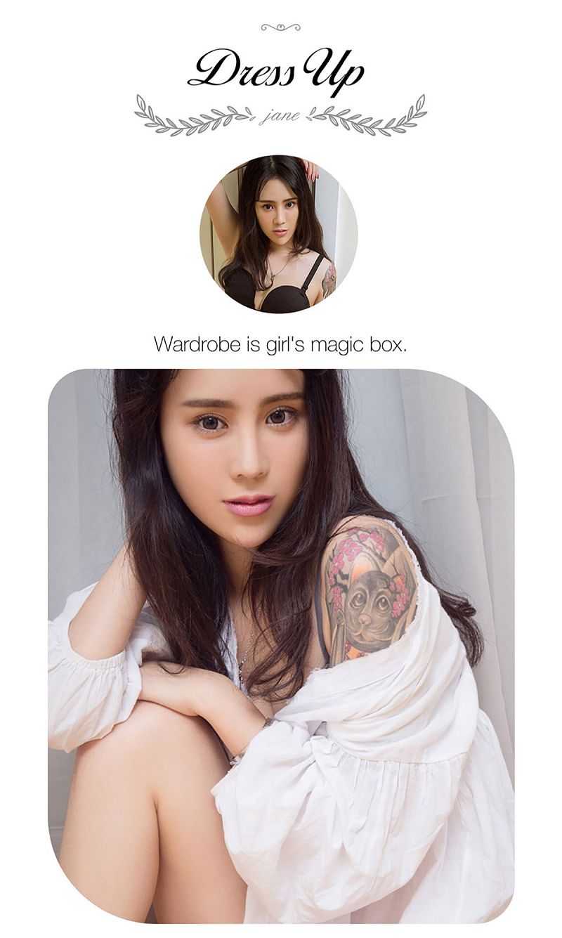 图片[3]-[爱尤物Ugirls] NO.487 清纯花臂娘 Nicky-芒果图库