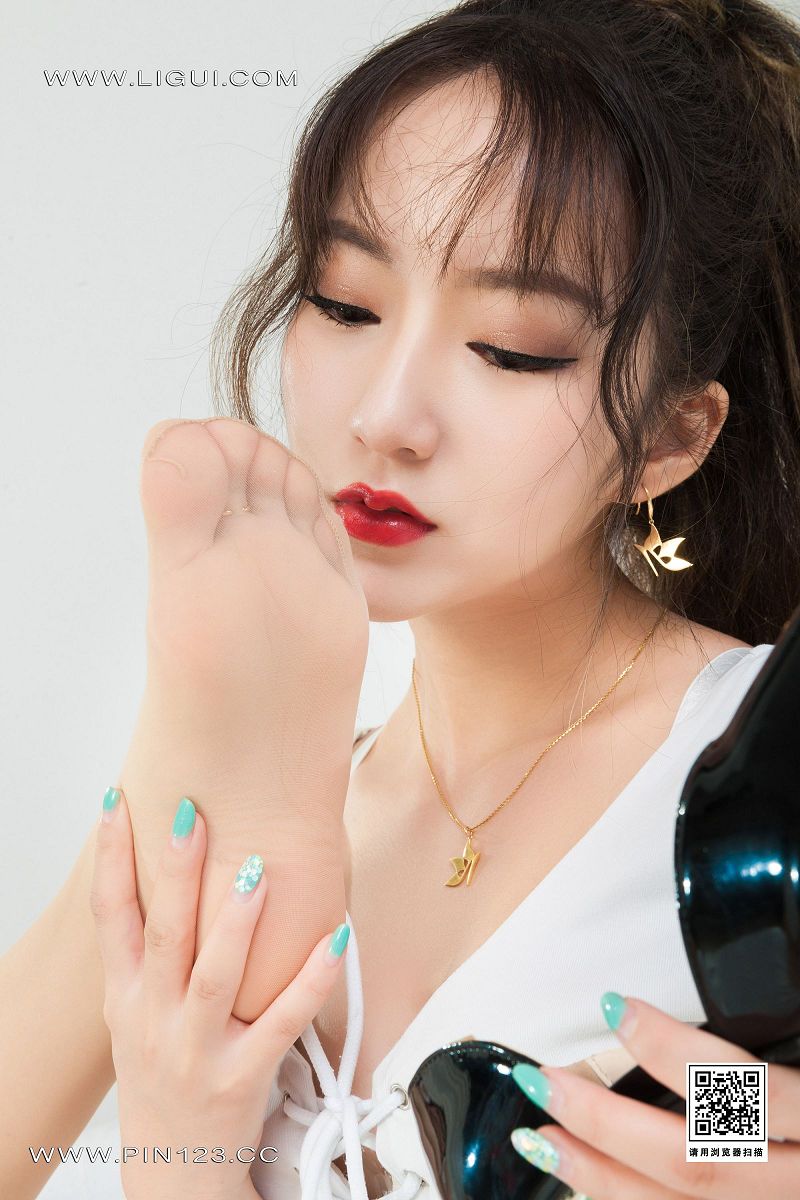 图片[8]-[Ligui丽柜美腿]2023.03.30 《玉脂香吻》 小智贤＆汐汐-芒果图库