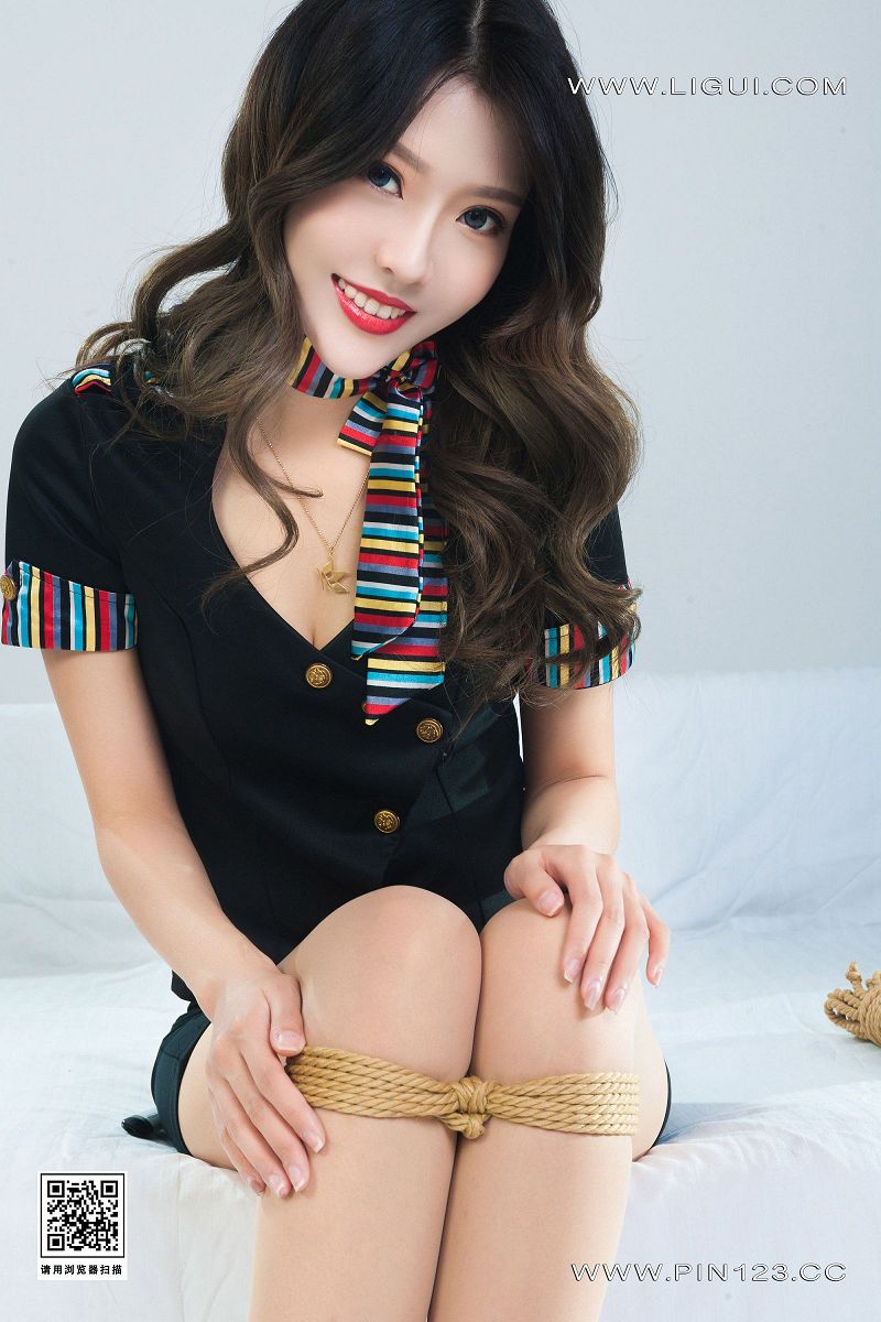 图片[6]-[Ligui丽柜美腿]2023.05.18 绳虐空姐 钟情-芒果图库