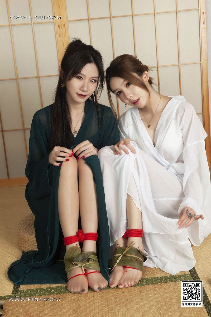 图片[8]-[Ligui丽柜美腿]2023.06.22 缚粽金莲 兔子-芒果图库