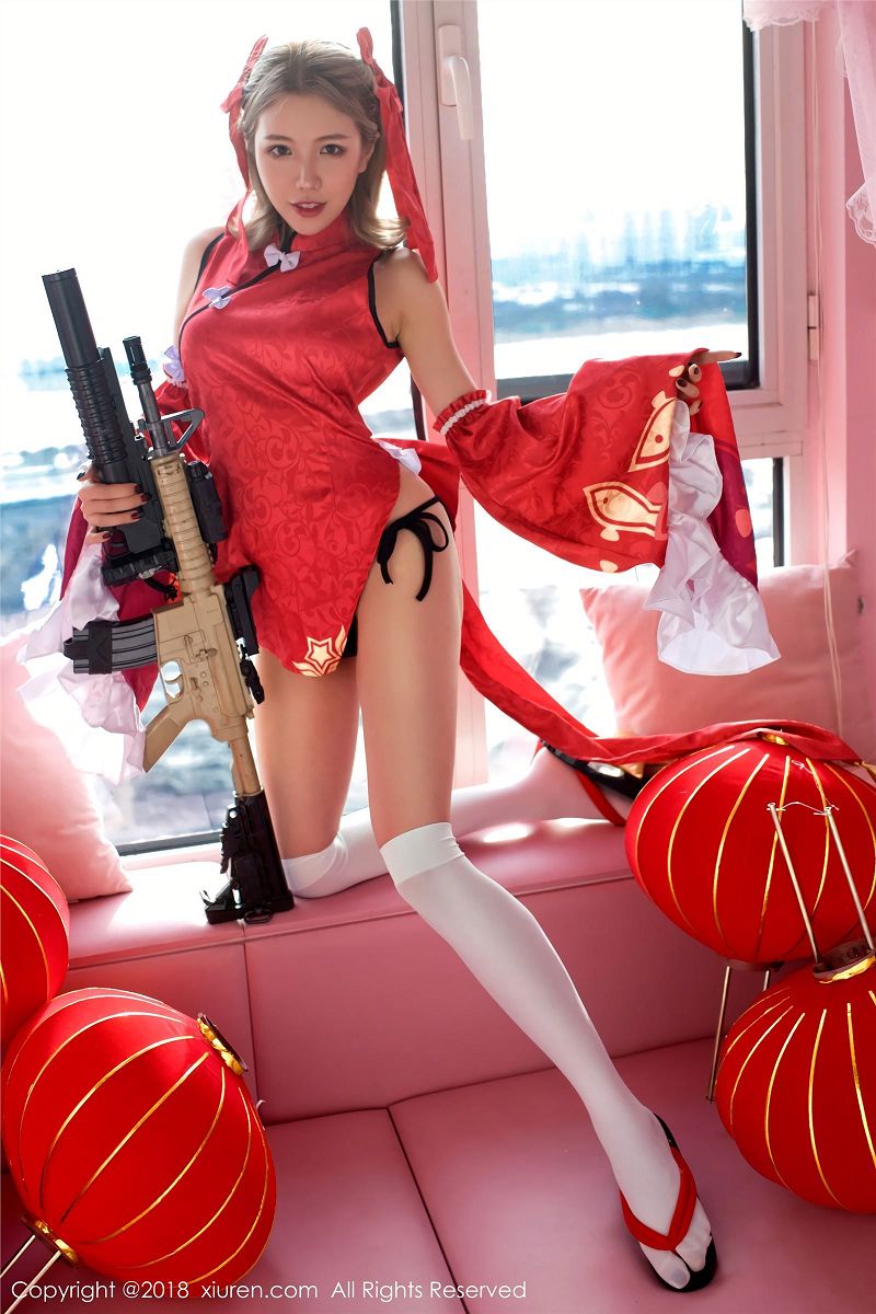 图片[7]-[秀人XIUREN] 2018.01.25 NO.911 COS枪娘 黄楽然-芒果图库